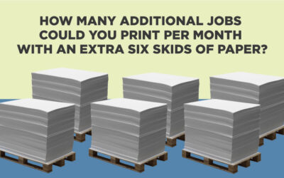 Commercial Printers who use LithoFlash save at least six skids of paper per month